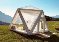 Hotel de acampamento da explosão da fantasia transparente inflável exterior da barraca