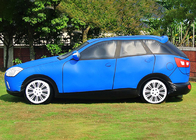 Carro inflável do PVC que anuncia o modelo de teste do carro 3D da explosão do impacto da velocidade