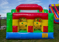 O leão-de-chácara inflável dos cursos de obstáculo personalizou obstáculos da casa do salto do tamanho para crianças
