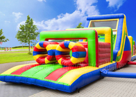 Moon Bounce Obstacle Course Bouncer PVC Inflatable Obstacle Course Rental For Adults