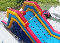 PVC longo inflável grande Inflatables vermelho azul dos cursos de obstáculo 20m para adultos das crianças