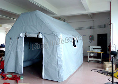 Cinzento Waterproof a barraca inflável do evento de 6X4m para o exército médico ou o acampamento