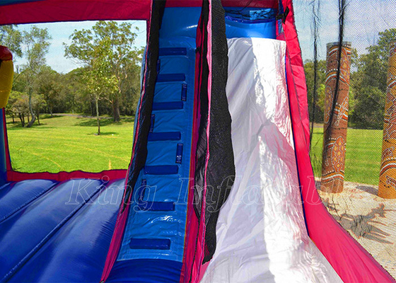 Casa inflável congelada do salto de Elsa Jumping Castle Outdoor Game para meninas dos meninos