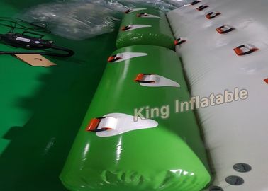 Brinquedo inflável da água do PVC do branco gigante 0.9mm que surpreende o iceberg de flutuação inflável