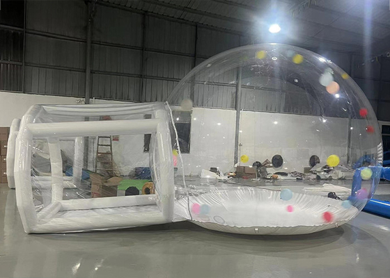 Tenda de bolhas inflável de 10 m à prova d'água com tempo de deflação de 2-3 minutos para acampar