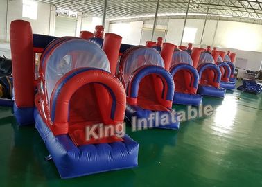Vermelho exterior de salto inflável engraçado do castelo Bouncy do homem-aranha com o encerado do PVC de 0.55mm