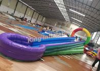 Encerado em forma de u colorido do PVC da corrediça de água das crianças para o campo de jogos/parque de diversões