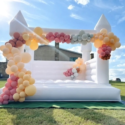 Casa de salto inflável para crianças Casa de salto inflável Castelo de salto para crianças Pastel Casa de salto inflável