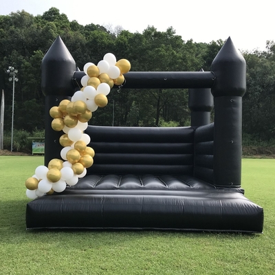 Black Bounce House Kids Inflatable Bounce House Jumping Castle para crianças Pastel Bounce House Inflatable Bouncer de casamento