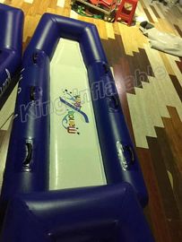 Brinquedo azul/branco da explosão do uso da guarda de vida do PVC da água do protetor da placa para jogos exteriores