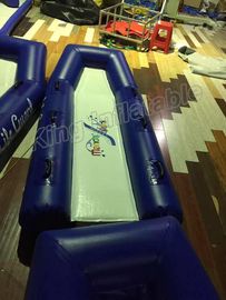 Brinquedo azul/branco da explosão do uso da guarda de vida do PVC da água do protetor da placa para jogos exteriores