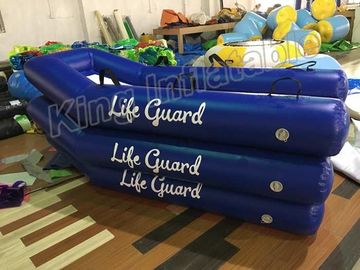 Brinquedo azul/branco da explosão do uso da guarda de vida do PVC da água do protetor da placa para jogos exteriores