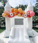 Festa de casamento personalizada Soldado inflável Casa branca de salto Castelo de salto Castelo de salto comercial