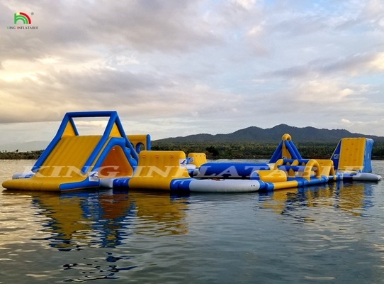 Parque aquático inflável Parque aquático flutuante Parque aquático de diversões Equipamento de parque aquático inflável