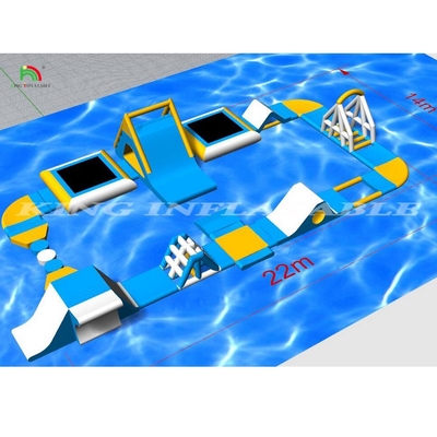 Jogos de parque aquático inflável Equipamento de jogos aquáticos loucos