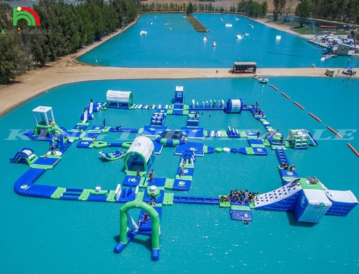 Parque aquático inflável Parque aquático marinho Parque aquático flutuante Parque de diversões aquáticas