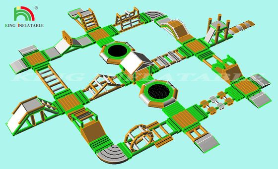 Parques aquáticos infláveis Parques aquáticos flutuantes Equipamento de obstáculos