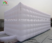 Tenda de evento inflável gigante iluminada Tenda de evento de cubo inflável selada Tenda hermética de festa de PVC