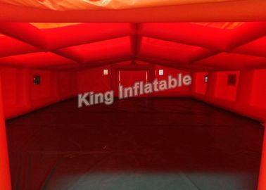 Barracas infláveis gigantes alaranjadas do PVC 8*6 M do costume para o evento ou o armazém
