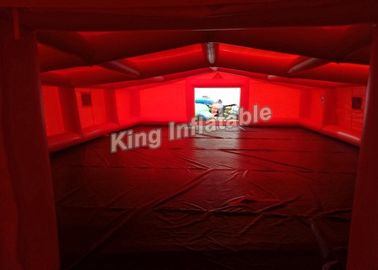 Barracas infláveis gigantes alaranjadas do PVC 8*6 M do costume para o evento ou o armazém