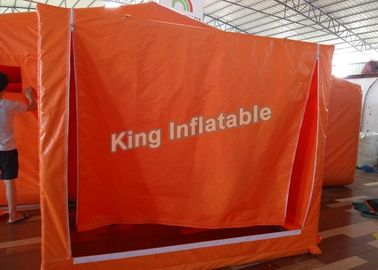 Barracas infláveis gigantes alaranjadas do PVC 8*6 M do costume para o evento ou o armazém