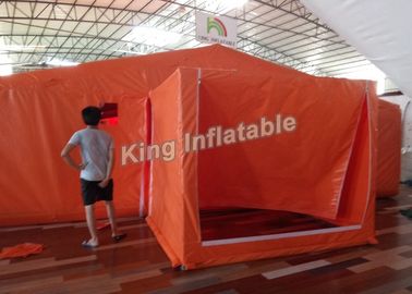 Barracas infláveis gigantes alaranjadas do PVC 8*6 M do costume para o evento ou o armazém