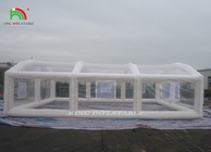 Customizado grande PVC clara tenda de cúpula hermética portátil inflável piscina tenda de cobertura casa de bolhas