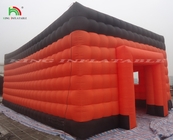 Tenda grande de cubo inflável Tenda inflável de clube noturno Tenda inflável de festa com luz LED