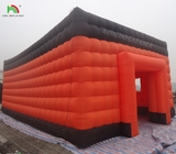 Tenda grande de cubo inflável Tenda inflável de clube noturno Tenda inflável de festa com luz LED