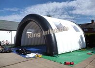 túnel de encerado do PVC do branco de 7*5m personalizado para a barraca inflável personalizada fase do gramado