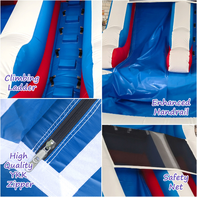 Vendas directas de fábrica Slide de água inflável com piscina Slides de água infláveis para adultos e crianças