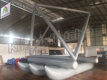 Barcos de pesca com mosca infláveis cinzentos do projeto especial para navegar o uso dos jogos