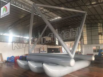 Barcos de pesca com mosca infláveis cinzentos do projeto especial para navegar o uso dos jogos