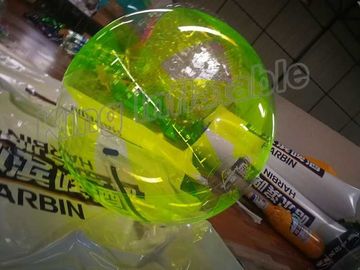 Bola de passeio da água inflável sem chumbo colorida com zíper durável