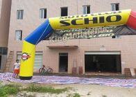 arco inflável feito sob encomenda do PVC da cor da mistura de 10m*5m grande/propaganda inflável