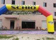 arco inflável feito sob encomenda do PVC da cor da mistura de 10m*5m grande/propaganda inflável