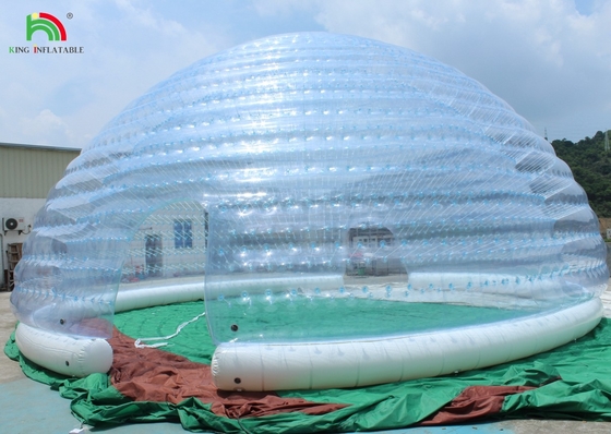 Tenda de festas Lgloo transparente impermeável a medida Tendas de cúpula inflável à venda