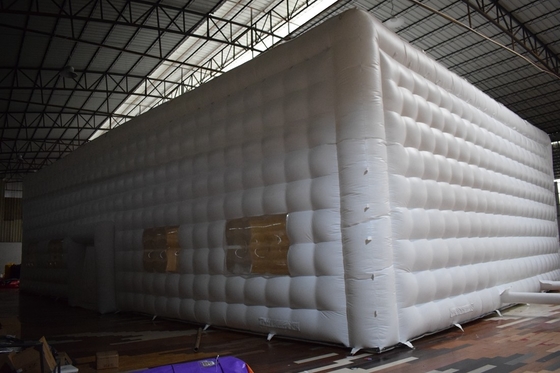Tenda inflável de PVC branco para discoteca inflável para discoteca de casamento eventos de festa