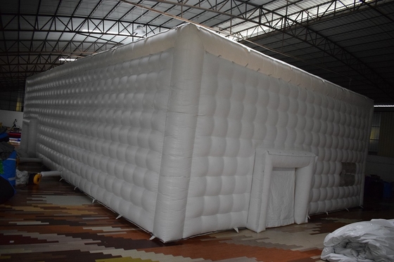 Tenda inflável de PVC branco para discoteca inflável para discoteca de casamento eventos de festa