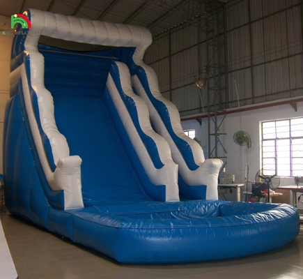 Parque de diversões escorrega inflável para a piscina escorrega de água inflável com sopro