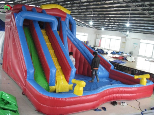 Pistas duplas para muitas pessoas Pequena ou grande Tamanho completo Jumbo Slide de água inflável