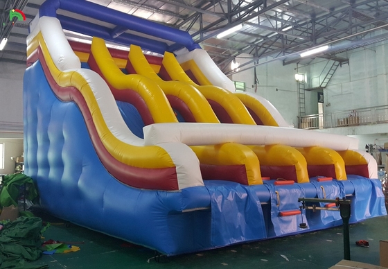 Slide de água inflável húmido de alta qualidade Slide de piscina de água com a melhor qualidade de lonas Plato