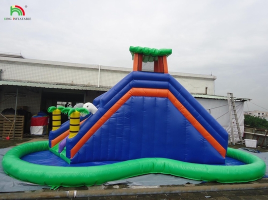 Equipamento de Jogos do Parque Infantil Deslizamento D'água Inflável Castelo de Salto