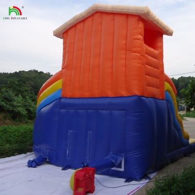Preço de fábrica Slide duplo Slide de água inflável Slide de água comercial