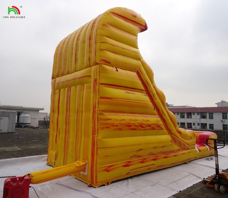 Jardim de fora Crianças Bounce Casa úmida Slide de água Saltadores Tropical Slide de água comercial inflável