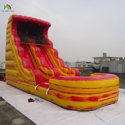 Jardim de fora Crianças Bounce Casa úmida Slide de água Saltadores Tropical Slide de água comercial inflável