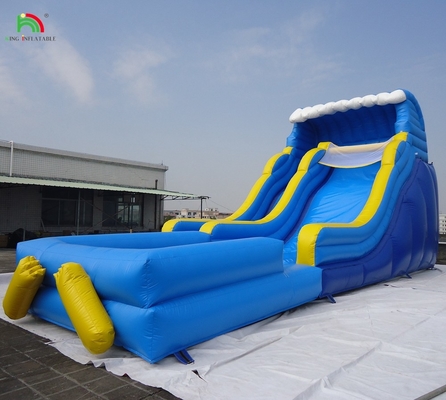 Commercial inflável salteadores salto castelos com piscina e slide combo inflável