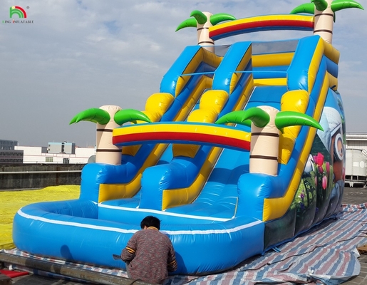 Bom preço deslizamento de água inflável casa de salto deslizamento de água inflável adulto deslizamento de água inflável adulto