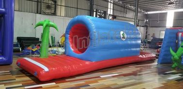 Selo louco do divertimento que solda parques infláveis comerciais da água com bomba e jogo de reparação de ar