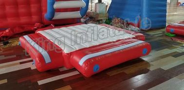 Selo louco do divertimento que solda parques infláveis comerciais da água com bomba e jogo de reparação de ar